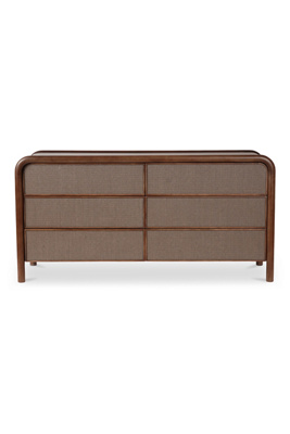 Anthropologie Rye Tatami-mat Tropical Hardwood Six-drawer Dresser