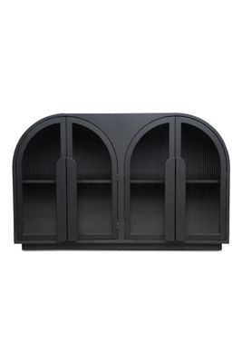 Salone Arched Reeded Glass Door Cabinet
