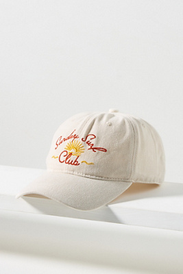 Shop By Anthropologie Conversational Baseball Cap In White