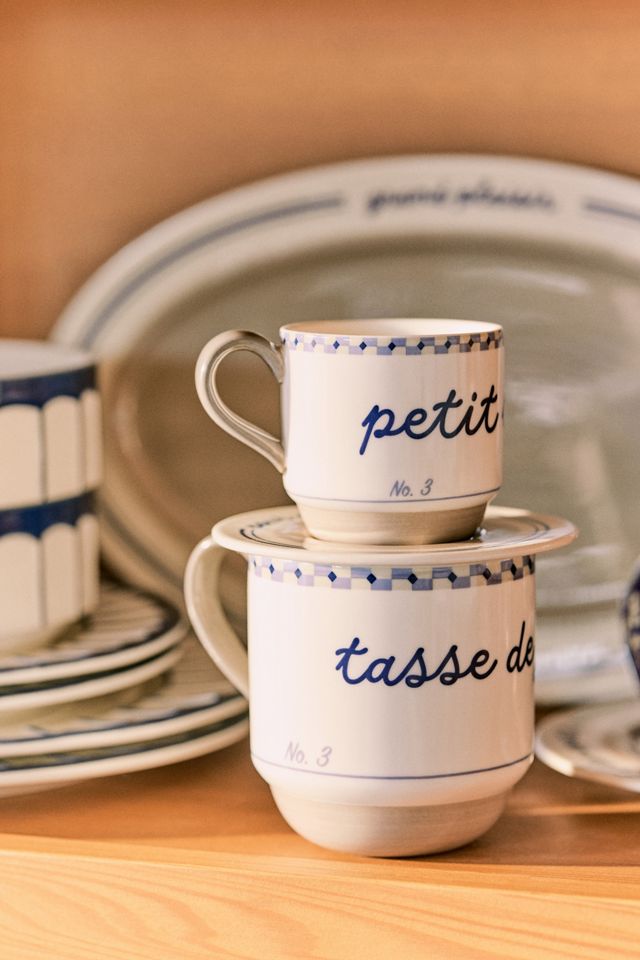 Café Violette Handpainted Stoneware Mug