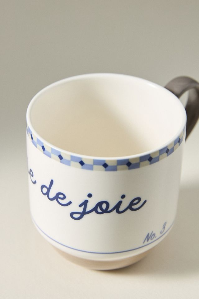 Café Violette Handpainted Stoneware Mug