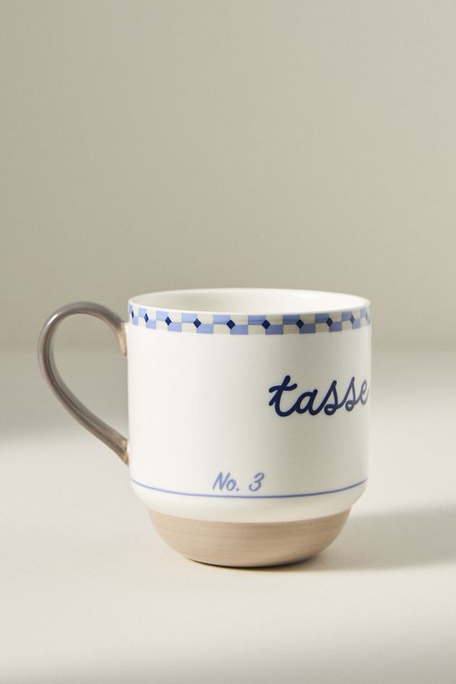 Café Violette Handpainted Stoneware Mug