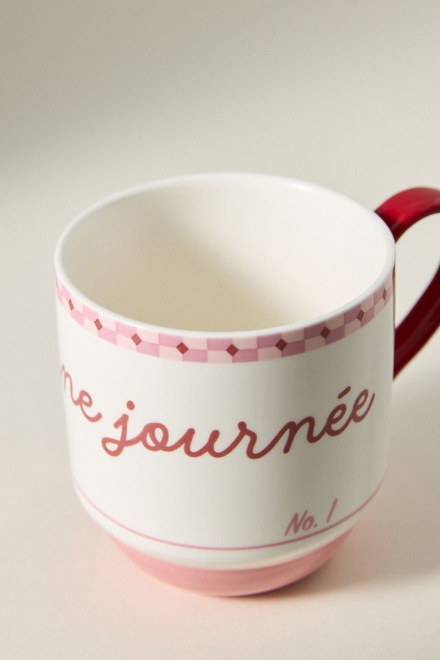 Café Violette Handpainted Stoneware Mug