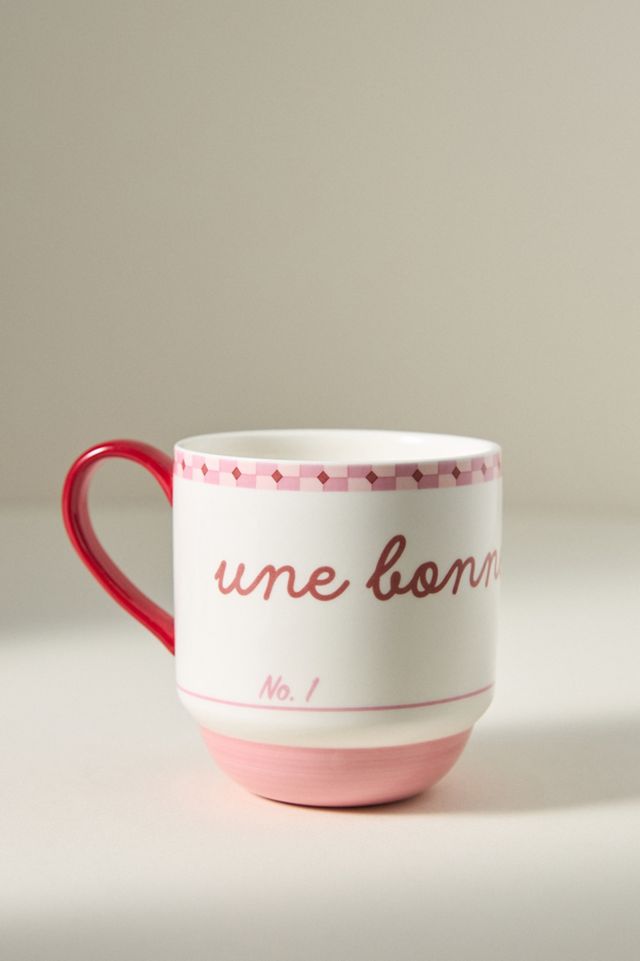 Café Violette Handpainted Stoneware Mug