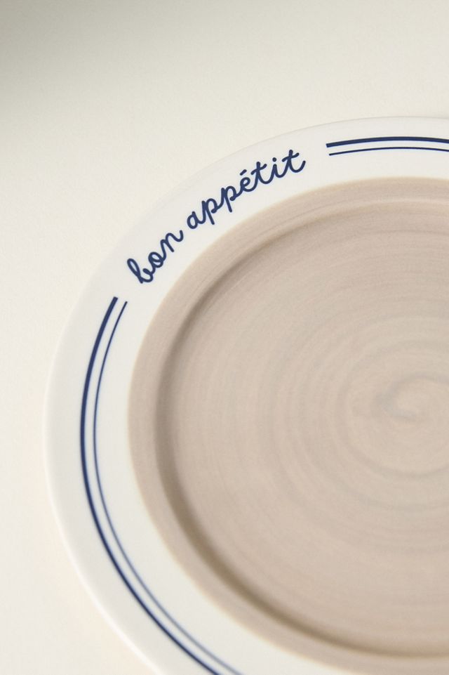 Café Violette Handpainted Stoneware Dessert Plate #2