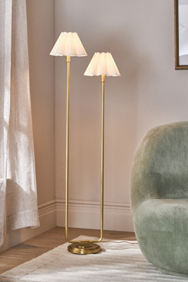 Anthropologie Polly Scalloped Floor Lamp