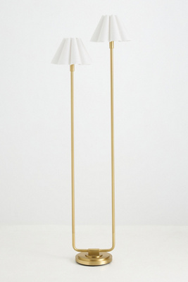 Anthropologie Polly Scalloped Shaded Floor Lamp - Thumbnail 4