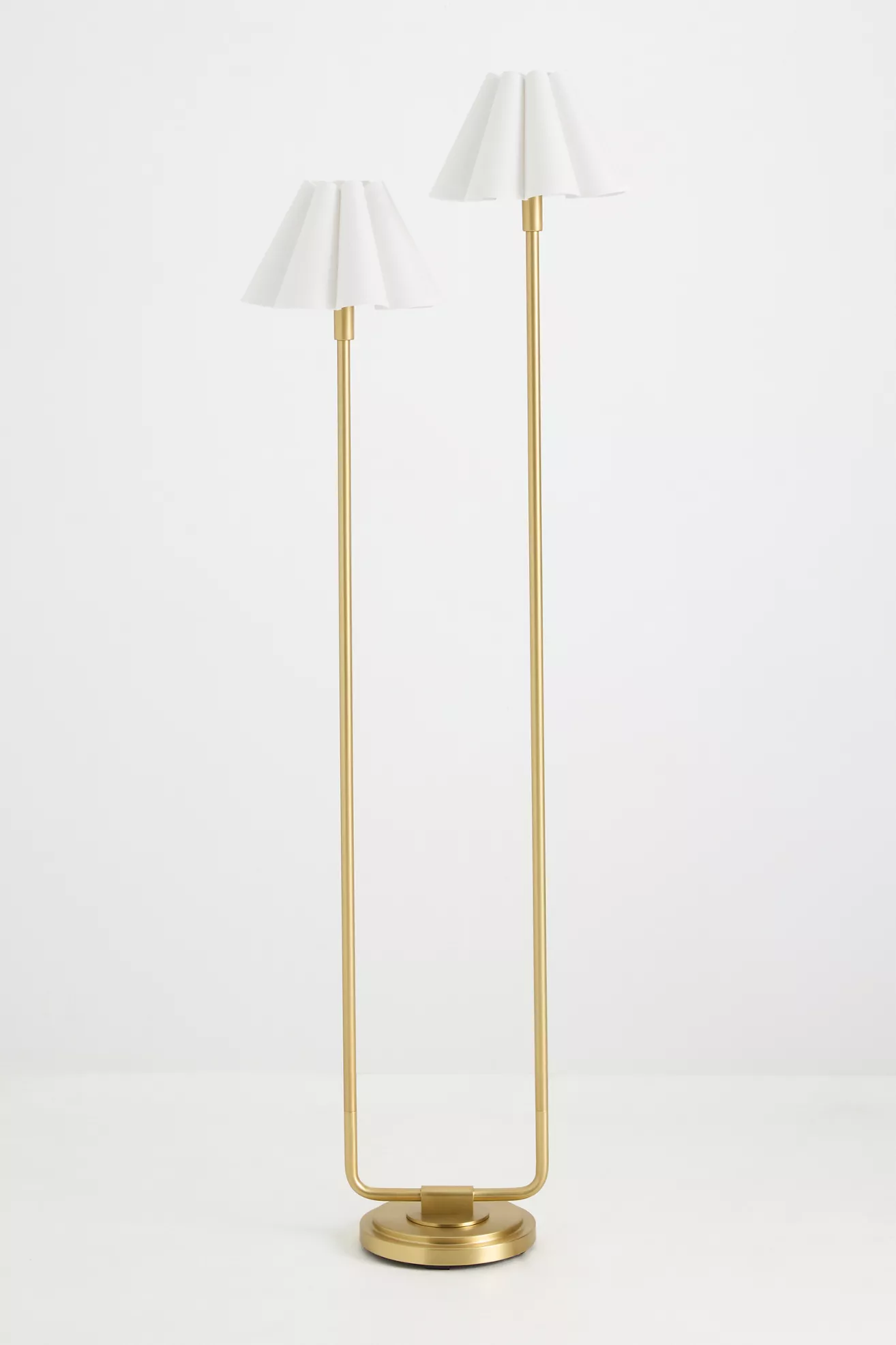 Polly Scalloped Metal Floor Lamp | Modern & Classic
