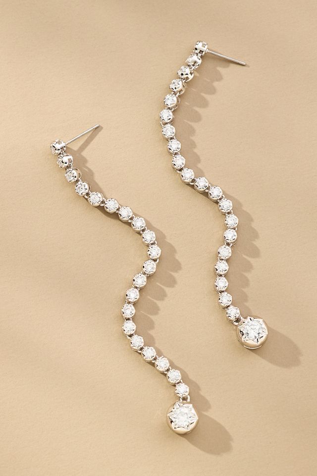 Luv Aj Rose Bud Drop Earrings