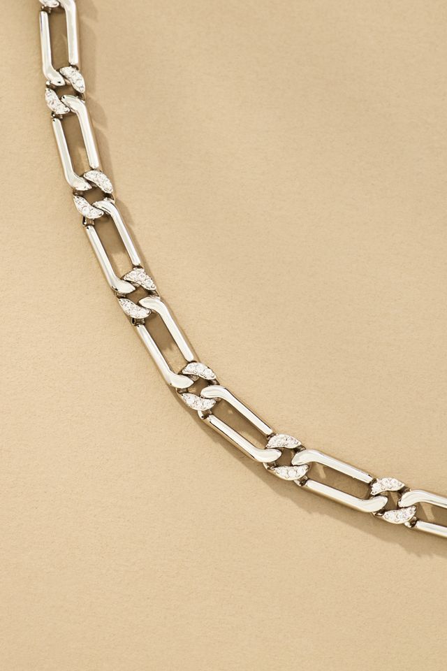 Luv Aj Pavé Link Necklace #1