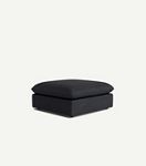 James Leather Ottoman