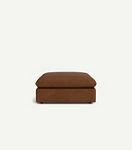 James Leather Ottoman