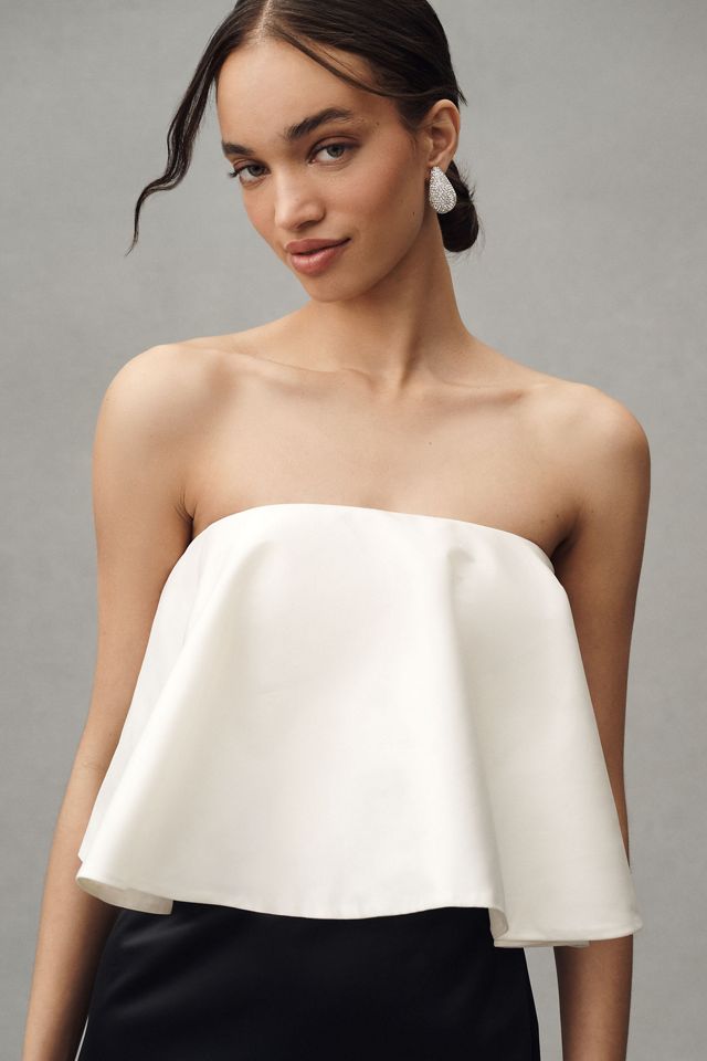 BHDLN Strapless Twofer Structured Midi Dress #3