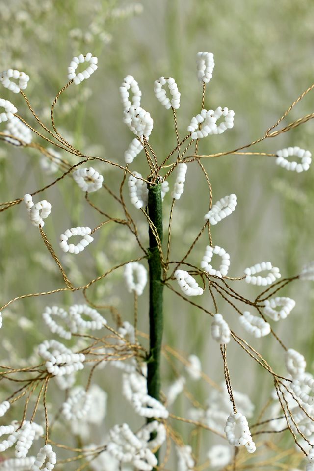 Beaded Flower Stem #1