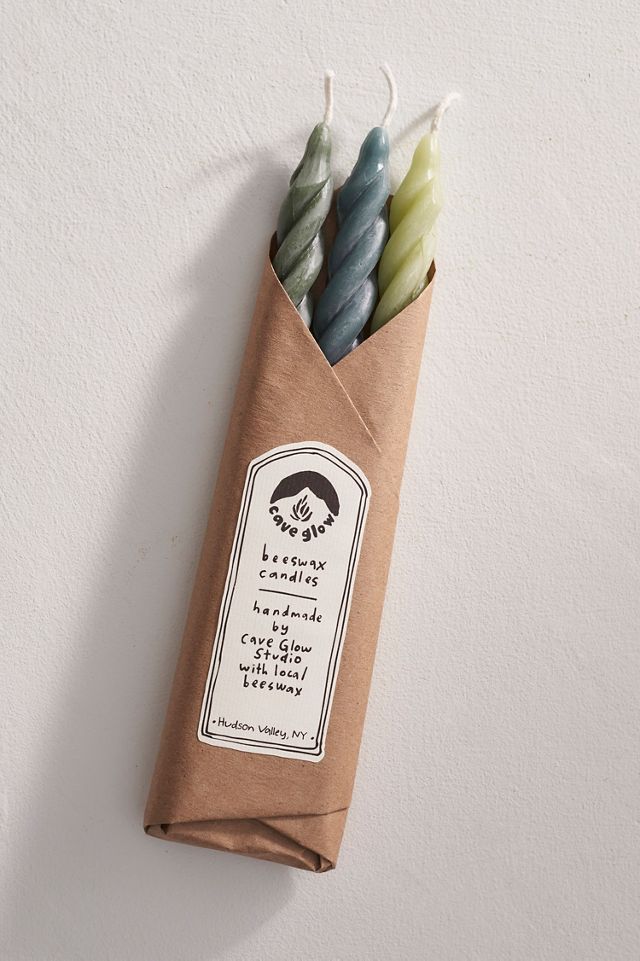 Twisty Tapers, Set of 3 Greens #1