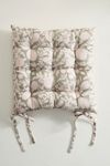 Floral Block Print Seat Cushion