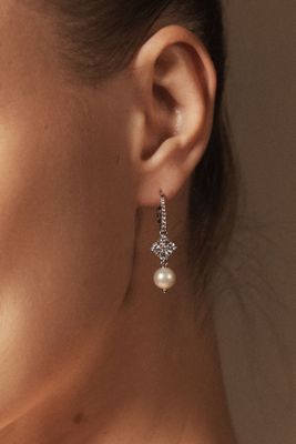 NADRI London Baroque Pearl Drop Earrings