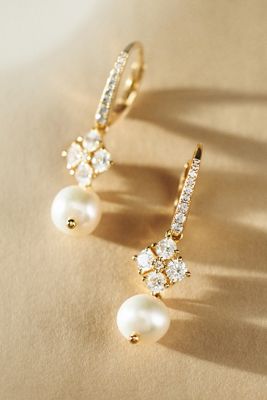 Ettika Dripping Pearl Delicate Drop Earrings | Anthropologie