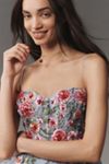 Helsi Tessa Long-Sleeve Appliqué A-Line Maxi Dress