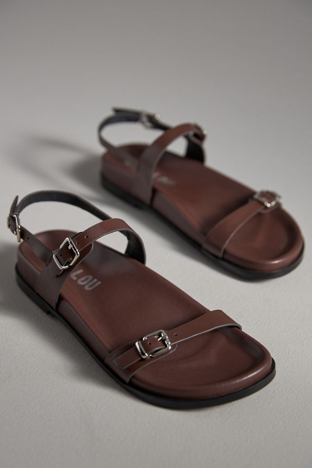 Bibi Lou Skinny Buckle Slingback Sandals