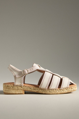 Naguisa Sativa Espadrille Flats In Neutral