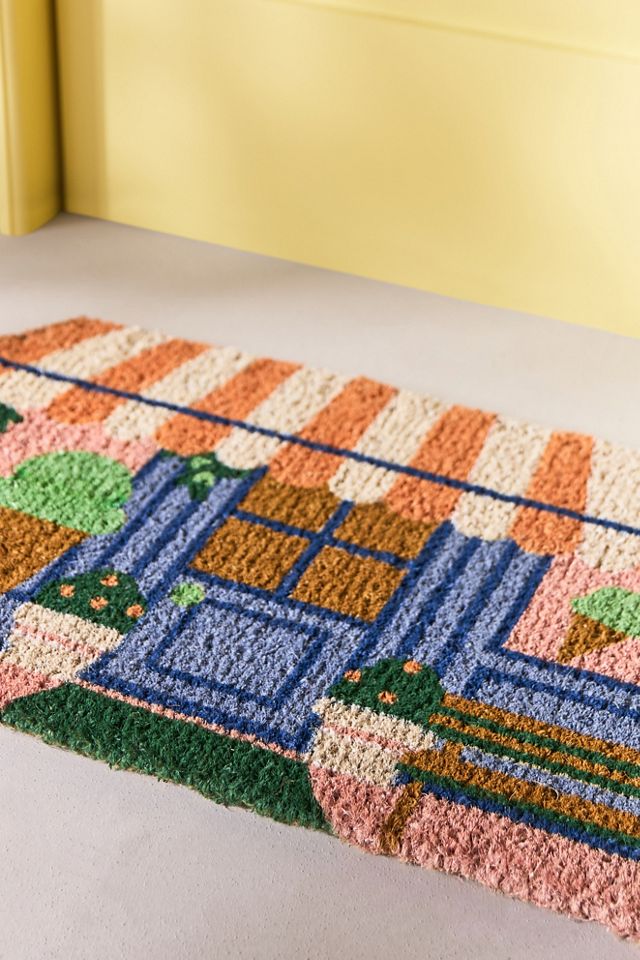 Ice Cream Shop Coir Printed Doormat #2