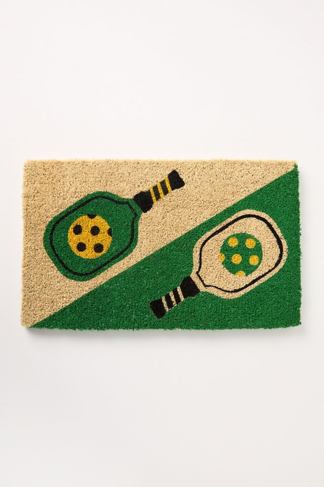 Pickleball Coir Printed Doormat #1