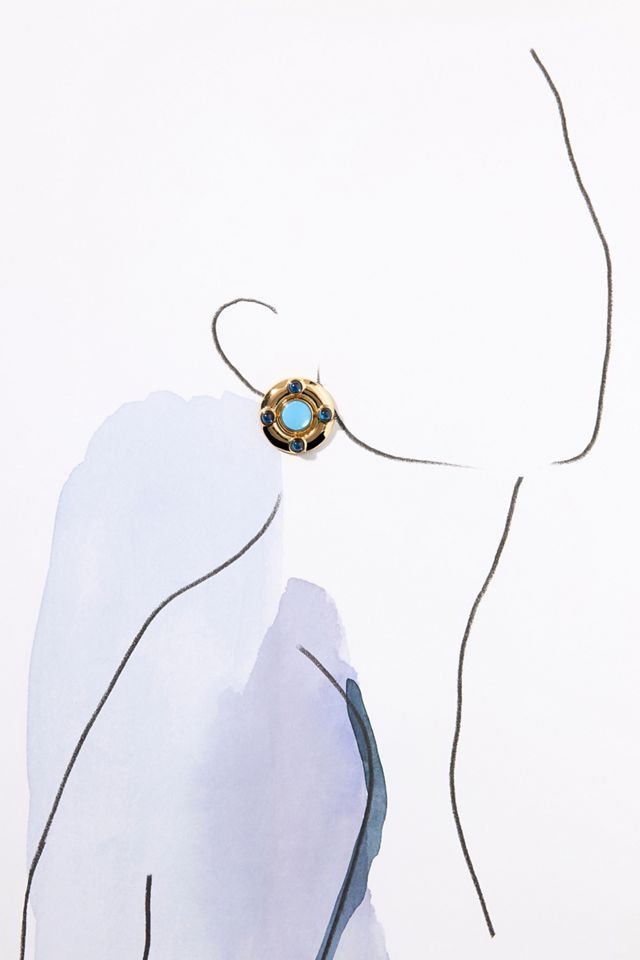 Frasier Sterling Berlin Stone Earrings #2