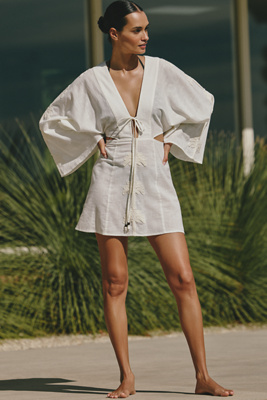 Palm Cutout Mini Kaftan