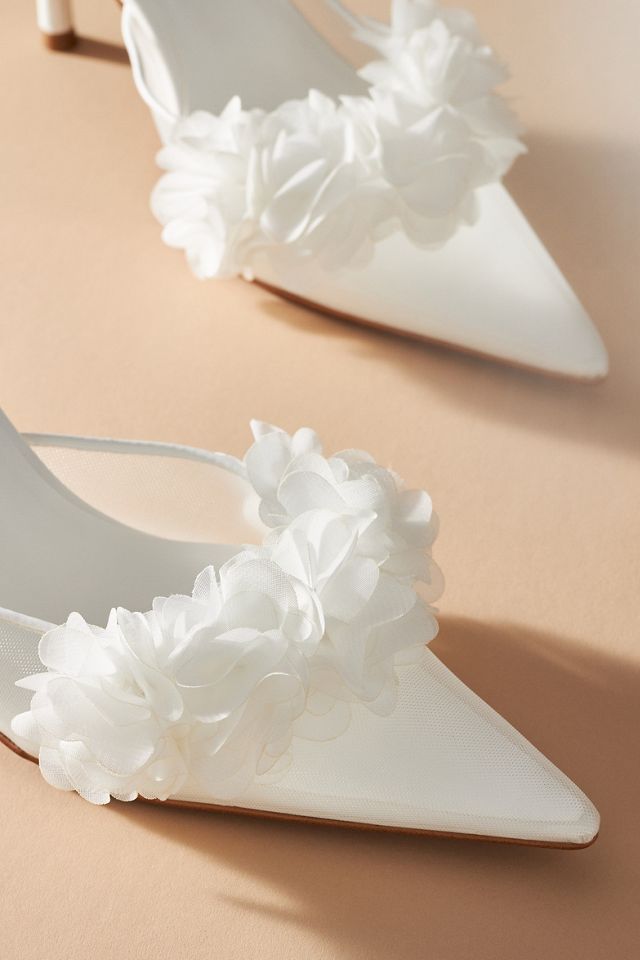 Jeffrey Campbell Floral Mesh Heels #2