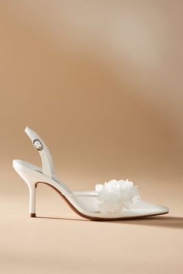 Jeffrey Campbell Floral Mesh Heels