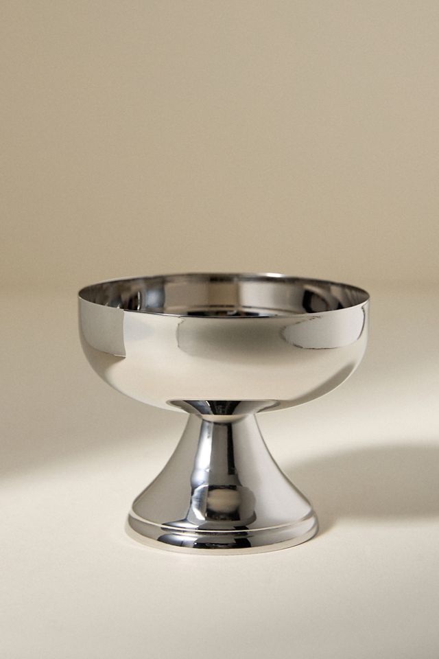 Betty Stainless Steel Footed Bowl #1
