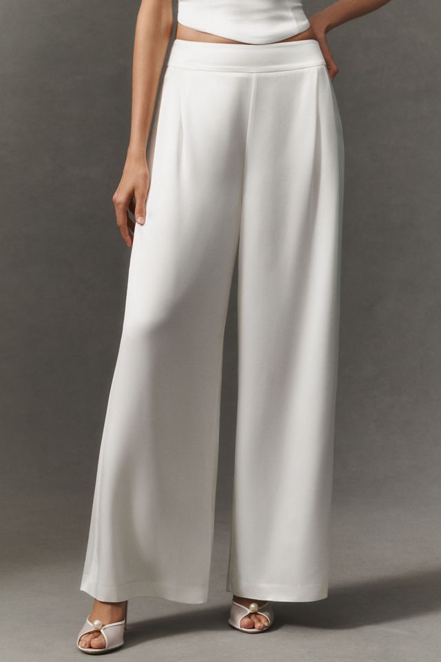 The Vienna Satin Wide-Leg Trousers by Mare Mare #1