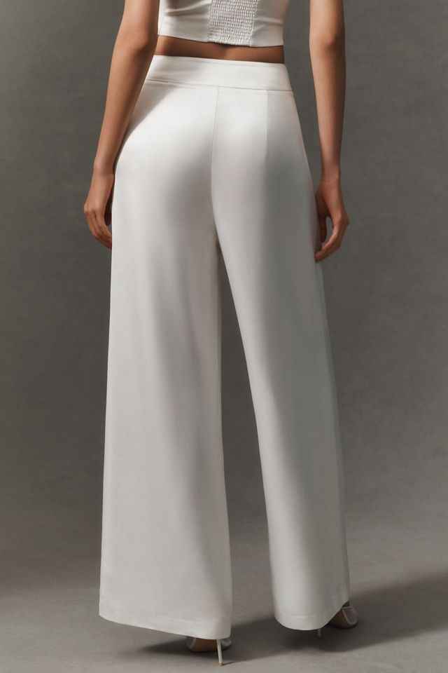 The Vienna Satin Wide-Leg Trousers by Mare Mare #2
