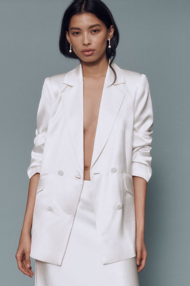 The Vienna Satin Blazer by Mare Mare #2