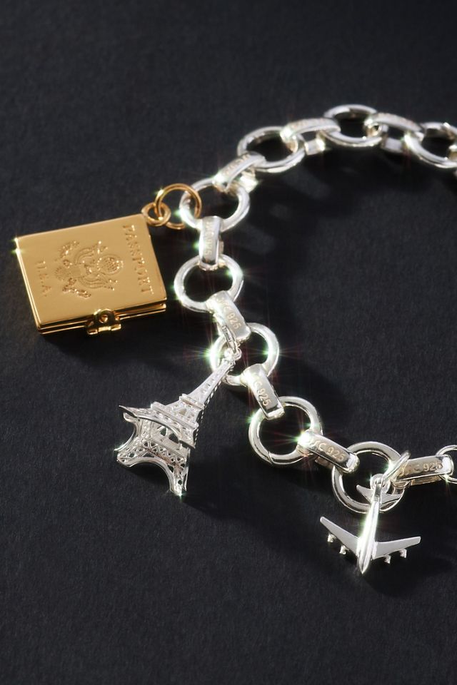 Jenaissante Charm Set · ジェネサントチャームセット Jet Set Candy Infinity Link Charm Bracelet | Anthropologie