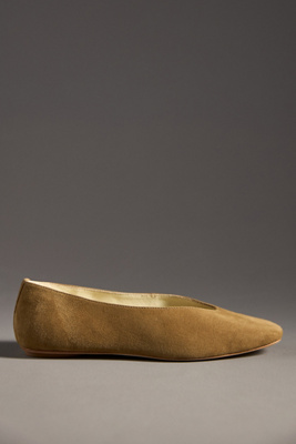 Reformation Prudence Ballet Flats In Brown