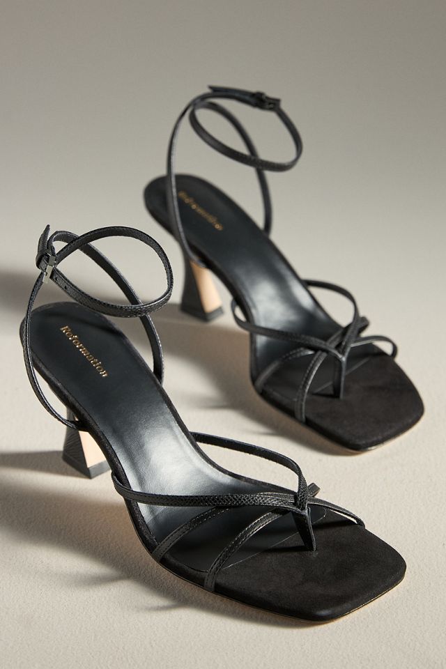 Reformation Gen Ankle-Strap Heels #1