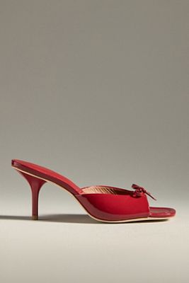 Square-Toe Mule Heels