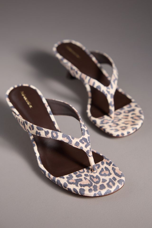 Reformation Sophie Heeled Thong Sandals #1