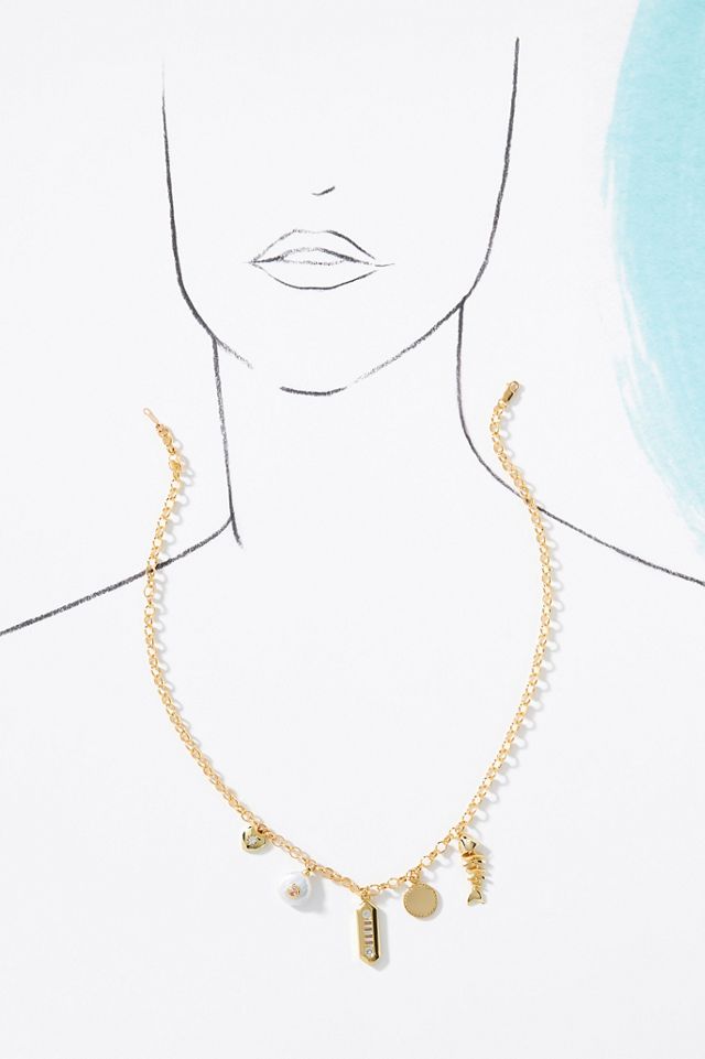 Phyllis + Rosie Fish Charm Necklace #2