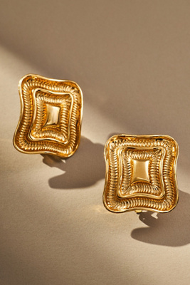 By Alona Wave Earrings In Gold