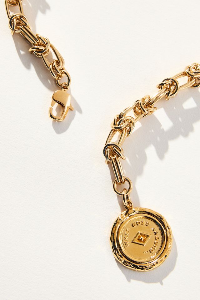 By Alona Sydney Knot-Chain Charm Necklace #1