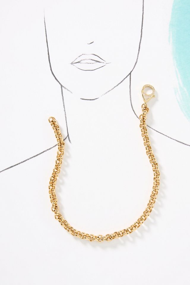 By Alona Sydney Knot-Chain Charm Necklace #2