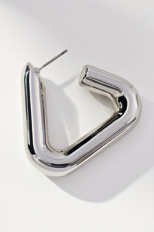 Triangle Hoop Earrings #1