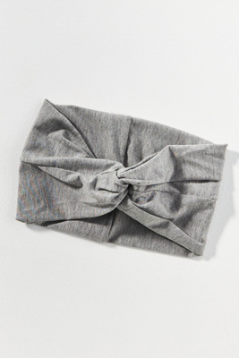 By Anthropologie Twist-knot Headband In Grey