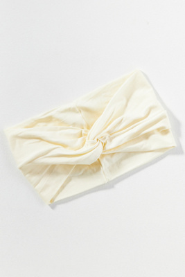 By Anthropologie Twist-knot Headband In White