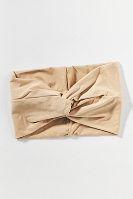 By Anthropologie Twist-knot Headband In Beige