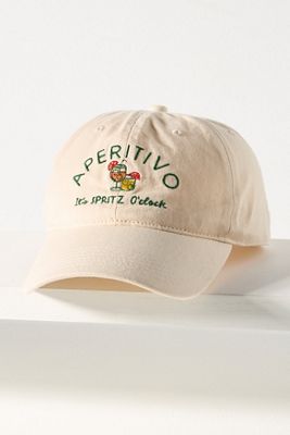 By Anthropologie Embroidered Icon Baseball Cap