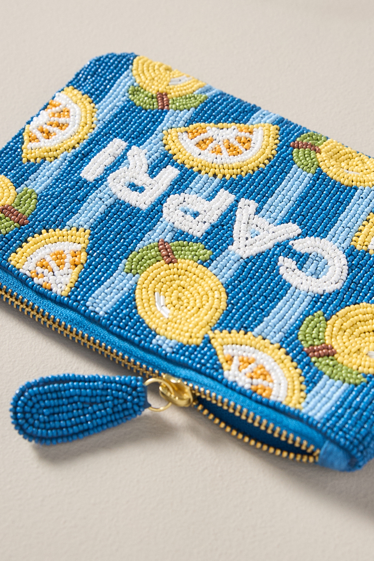 The Fiona Medium Beaded Pouch: City Edition